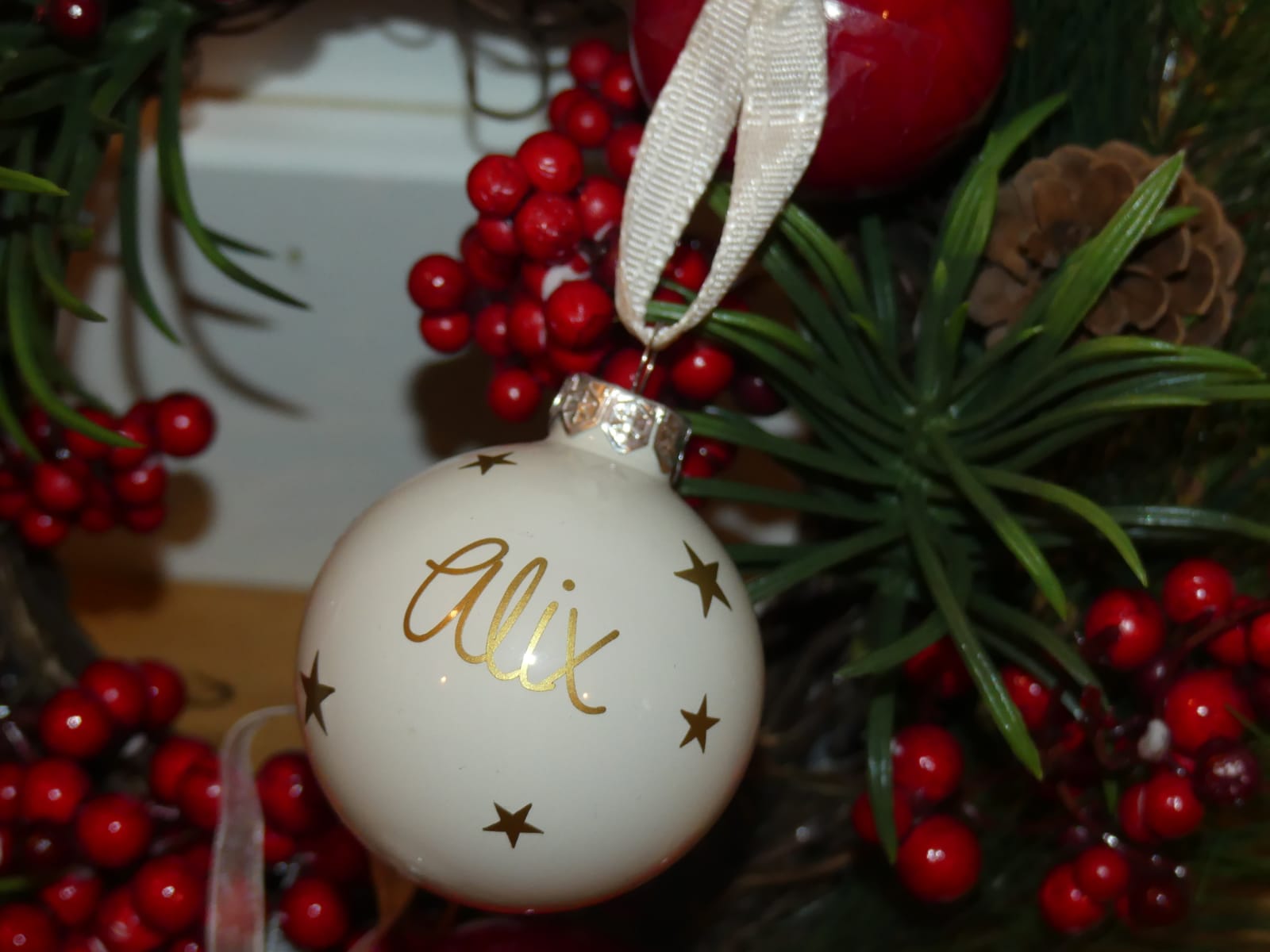 Boules de Noël personnalisée